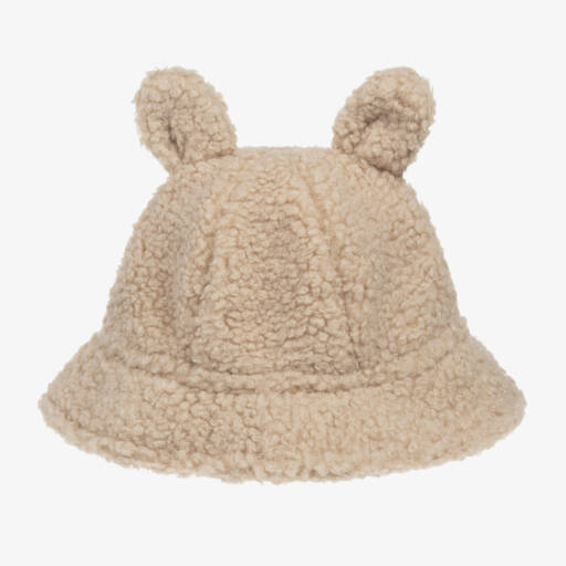 Catya-Girls Beige Sherpa Bucket Hat | Childrensalon Outlet