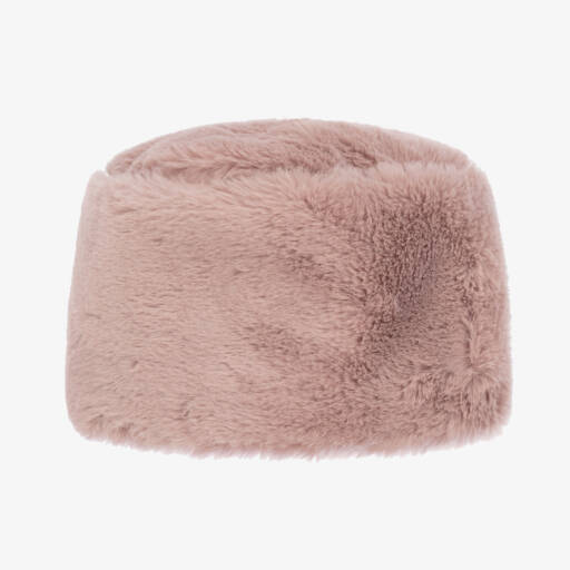 Catya-Girls Blush Faux Fur Cap | Childrensalon Outlet