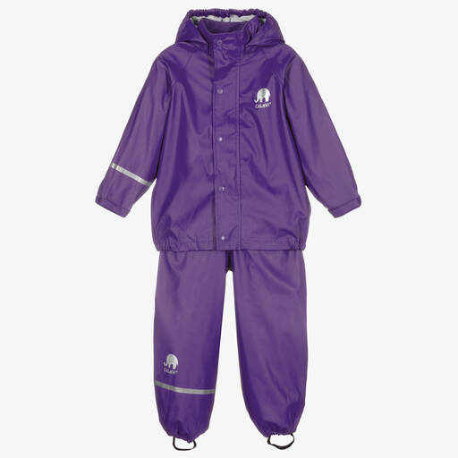 CeLaVi-Фиолетовая непромокаемая куртка с брюками | Childrensalon Outlet