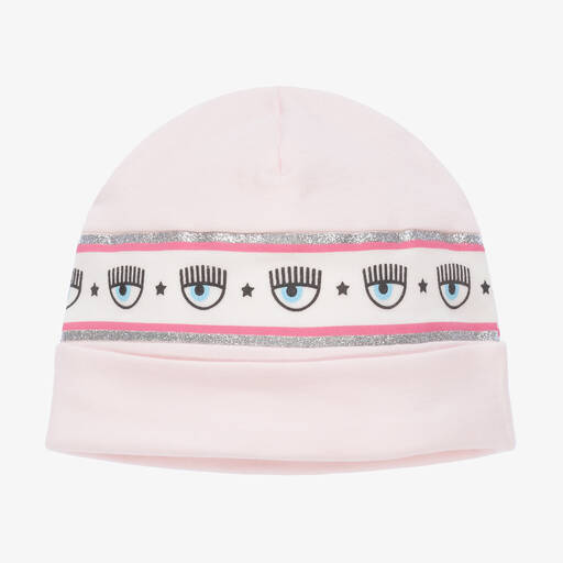 Chiara Ferragni Kids Eye Star-print bib - White