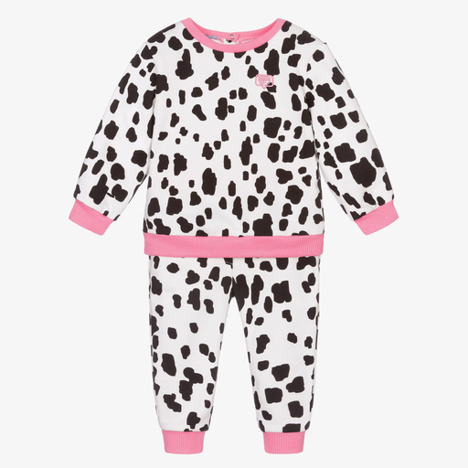 Chiara Ferragni Kids-Girls Ivory Cotton Tracksuit | Childrensalon Outlet