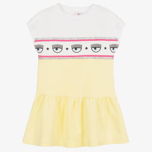 Chiara Ferragni Kids tie-dyed bikini - White