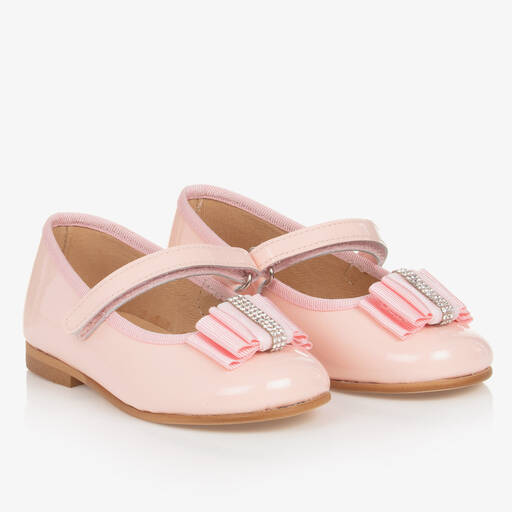 Children's Classics-Girls Pink Patent Leather Shoes | Childrensalon Outlet