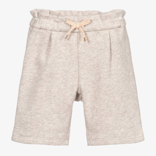 Chloé-Бежевые брюки из хлопкового джерси | Childrensalon Outlet