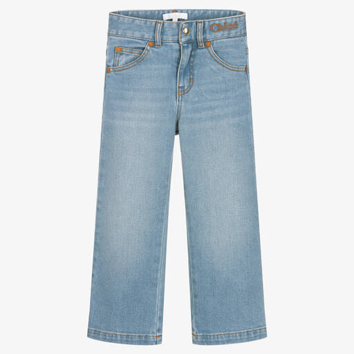 Chloé-Blaue Jeans mit weitem Bein (M) | Childrensalon Outlet