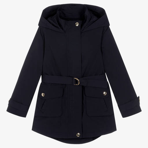 Chloé-Girls Blue Windbreaker Coat | Childrensalon Outlet