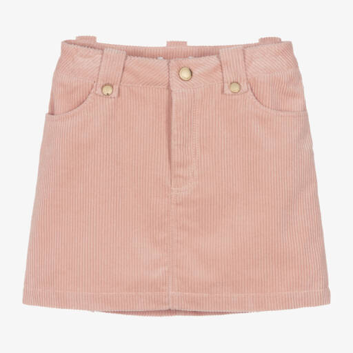 Chloé-Розовая вельветовая юбка для девочек | Childrensalon Outlet