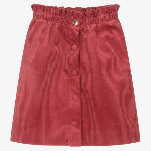 Chloé-Girls Pink Corduroy Skirt  | Childrensalon Outlet