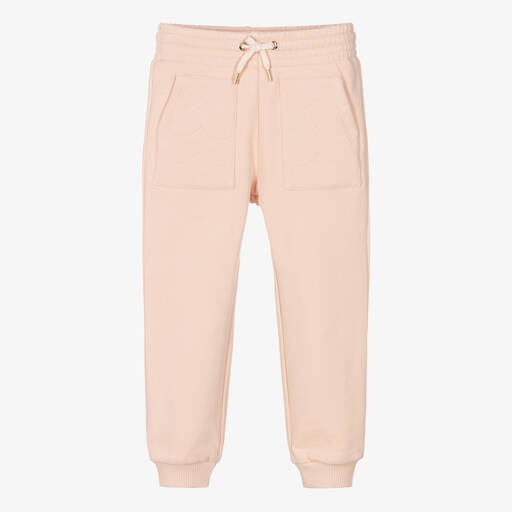 Chloé-Girls Pink Jersey Joggers | Childrensalon Outlet