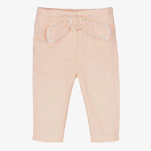 Chloé-Rosa Leinenhose für Mädchen | Childrensalon Outlet