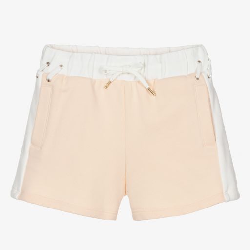 Chloé-Short sweat rose Fille | Childrensalon Outlet