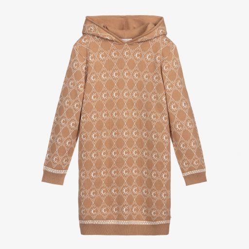 Chloé-Teen Beige Logo Knitted Dress | Childrensalon Outlet
