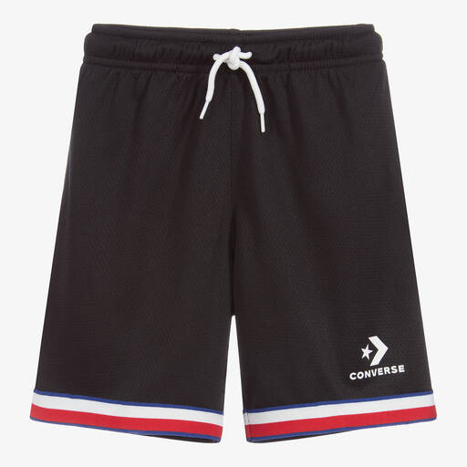 Converse-Boys Black Sports Shorts | Childrensalon Outlet