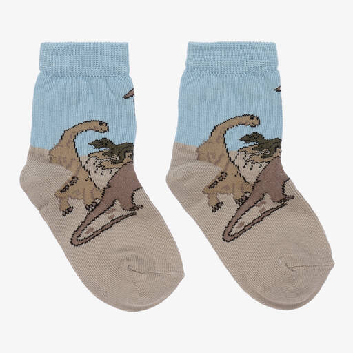 Country Kids-Boys Cotton Dinosaur Socks | Childrensalon Outlet