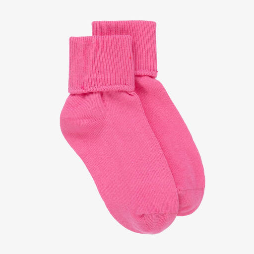 Country Kids-Girls Pink Cotton Ankle Socks | Childrensalon Outlet