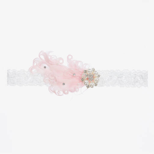 Cute Cute-Feather & Diamanté Headband | Childrensalon Outlet