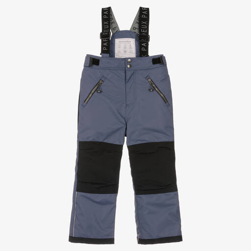 Deux par Deux-Blue & Black Ski Salopettes | Childrensalon Outlet