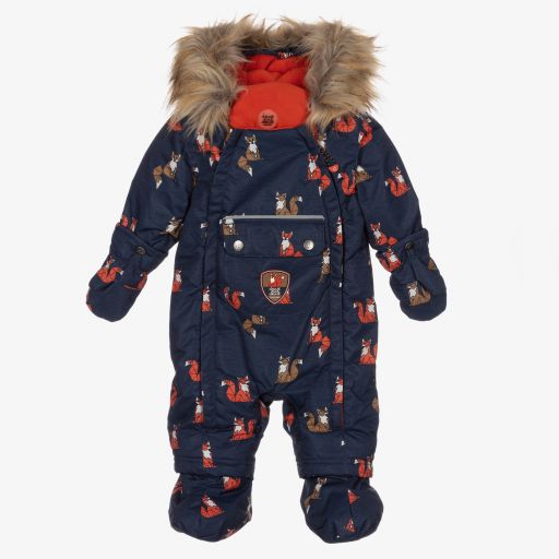 Deux par Deux-أوفرول للثلج لون كحلي للأطفال | Childrensalon Outlet