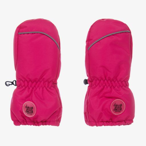 Deux par Deux-Fuschia Pink Ski Mittens | Childrensalon Outlet