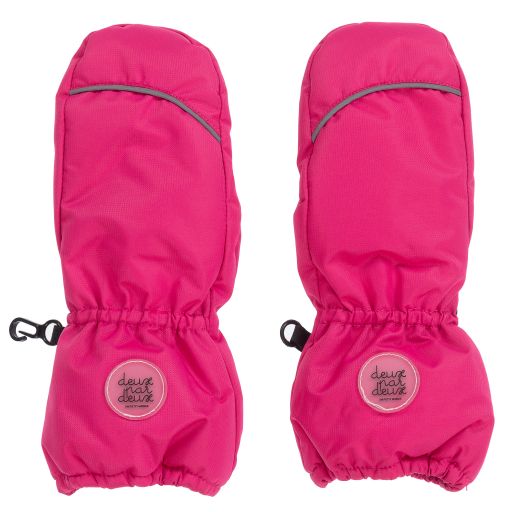 Deux par Deux-Pink Ski Mittens | Childrensalon Outlet