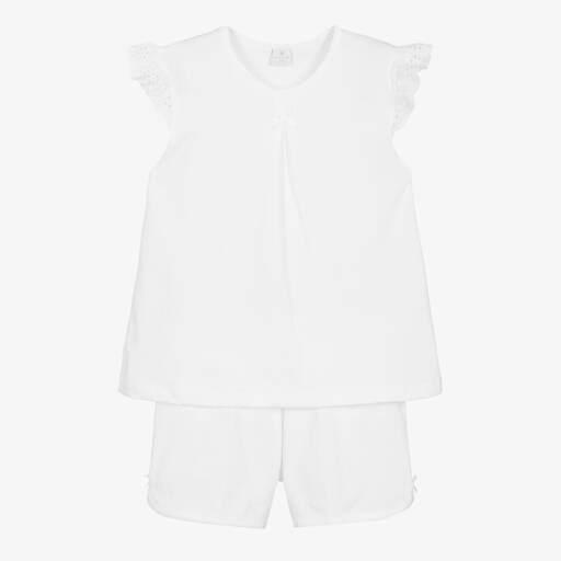 Diacar-Girls Soft White Bedtime Set | Childrensalon Outlet