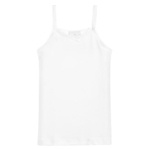 Diacar-Girls White Camisole Vest | Childrensalon Outlet