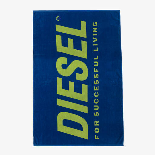 Diesel-Handtuch in Blau und Grün (150 cm) | Childrensalon Outlet