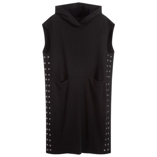 Diesel-Girls Black Jersey Dress | Childrensalon Outlet