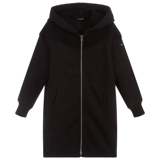 Diesel-Girls Black Jersey Dress | Childrensalon Outlet