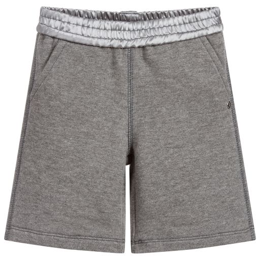 Diesel-Grey Cotton Shorts | Childrensalon Outlet