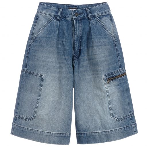 Diesel-Teen Blue Denim Culottes | Childrensalon Outlet