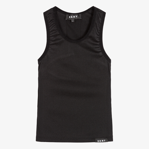 DKNY-Débardeur noir à dos nageur | Childrensalon Outlet