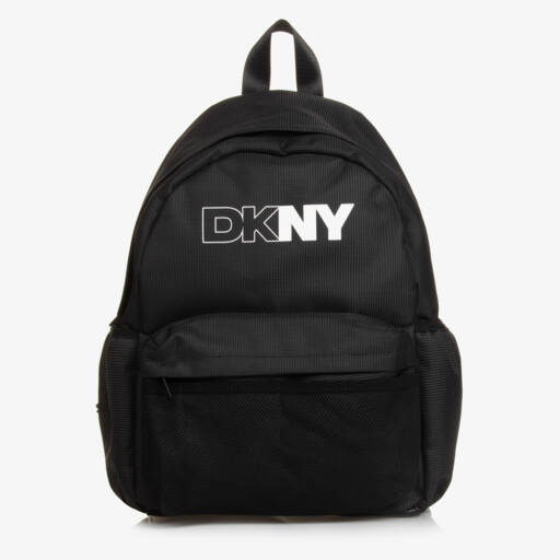 DKNY-Boys Black Canvas Rucksack | Childrensalon Outlet