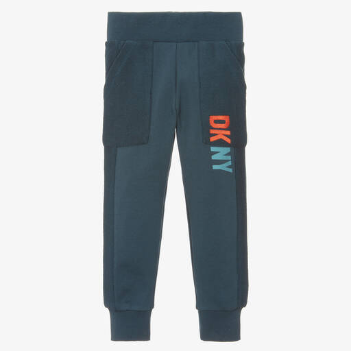 DKNY-Blaue Baumwoll-Jogginghose | Childrensalon Outlet