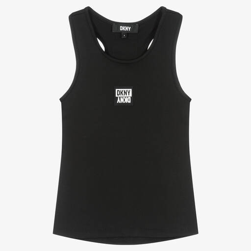 DKNY-Débardeur noir fille | Childrensalon Outlet