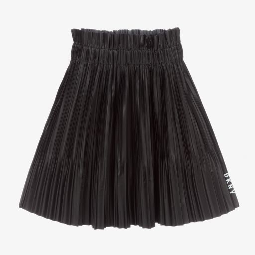 DKNY-Girls Black Pleated Skirt | Childrensalon Outlet
