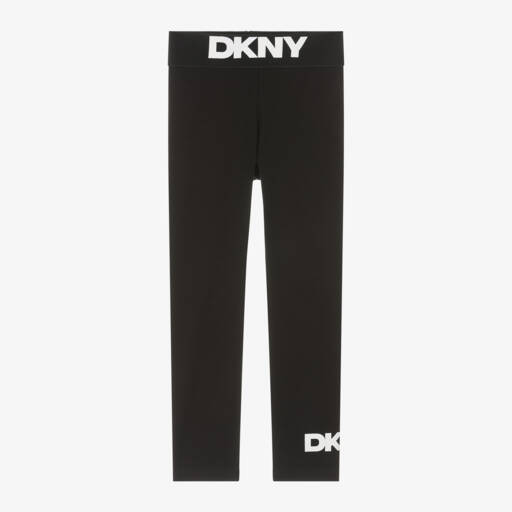 DKNY-Girls Ebony Organic Cotton Trousers | Childrensalon Outlet