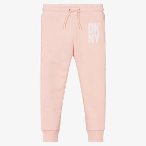 DKNY-جوغرز قطن لون زهري للبنات | Childrensalon Outlet