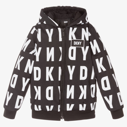 DKNY-Черная куртка для мальчиков-подростков | Childrensalon Outlet
