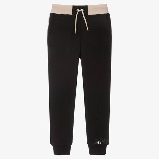 DKNY-Teen Boys Black Logo Joggers | Childrensalon Outlet