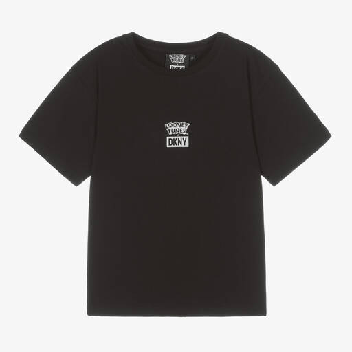 DKNY-Teen Boys Black Looney Tunes T-Shirt | Childrensalon Outlet