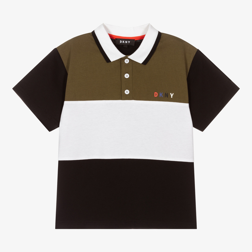 DKNY-Schwarzes Teen Poloshirt (J) | Childrensalon Outlet