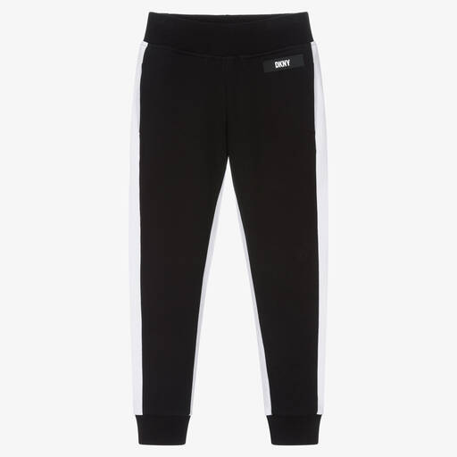 DKNY-Bas de jogging noir et blanc ado | Childrensalon Outlet