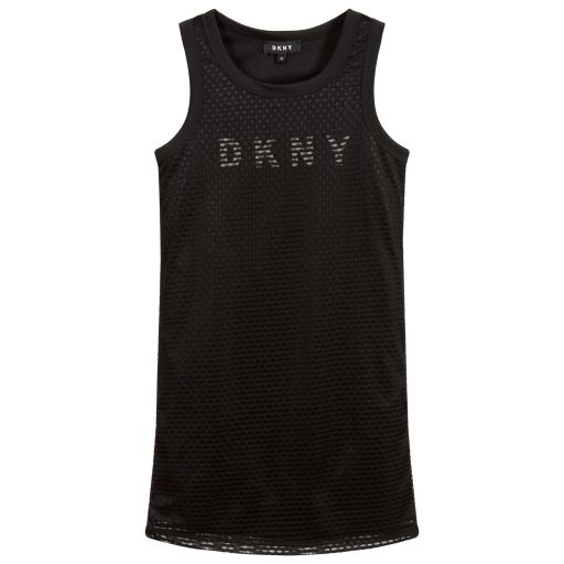DKNY-Robe noire Ado fille | Childrensalon Outlet