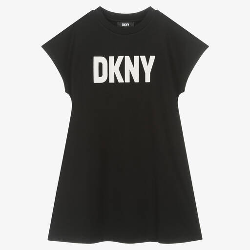 DKNY-Teen Girls Black Logo Dress | Childrensalon Outlet