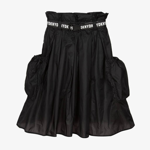 DKNY-تنورة تينز بناتي لون أسود | Childrensalon Outlet