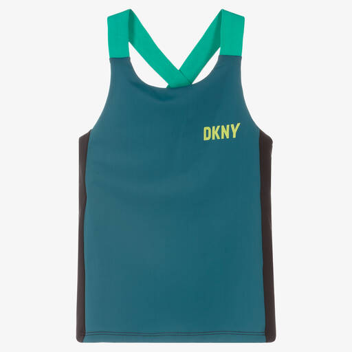 DKNY-Teen Girls Blue Sporty Top | Childrensalon Outlet