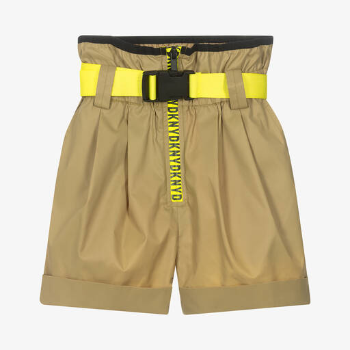 DKNY-Зеленые шорты для девочек-подростков | Childrensalon Outlet