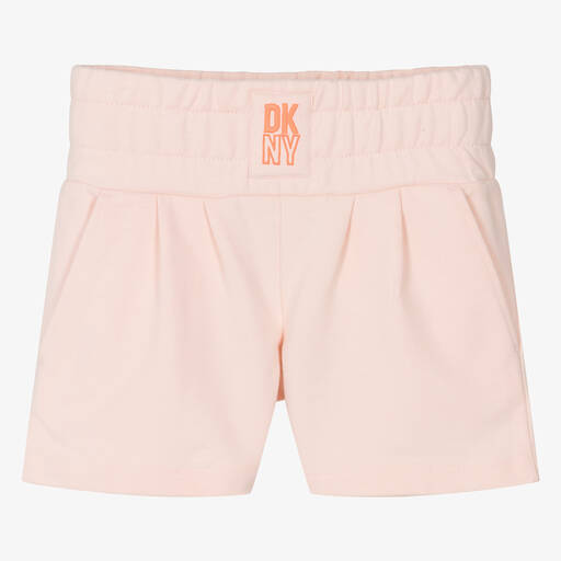 DKNY-Teen Girls Pink Cotton Shorts | Childrensalon Outlet