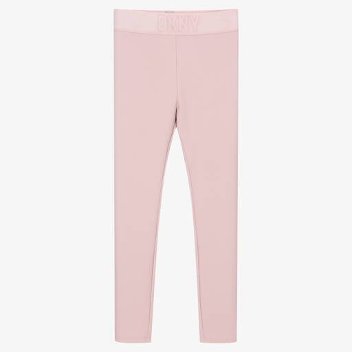 DKNY-Розовые легинсы в рубчик | Childrensalon Outlet